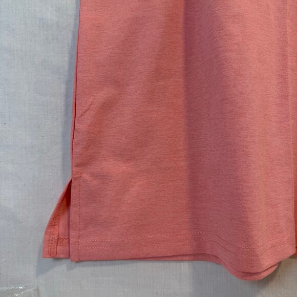 Oversized V-neck Tee Short sleeves pink salmon Women’s size XXL - Picture 5 of 7